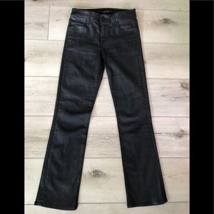 J BRAND SELENA MID RISE CROP CRISTALLINE 24